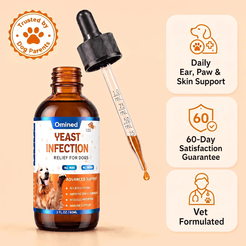 Natural Yeast Relief Drops for Dogs