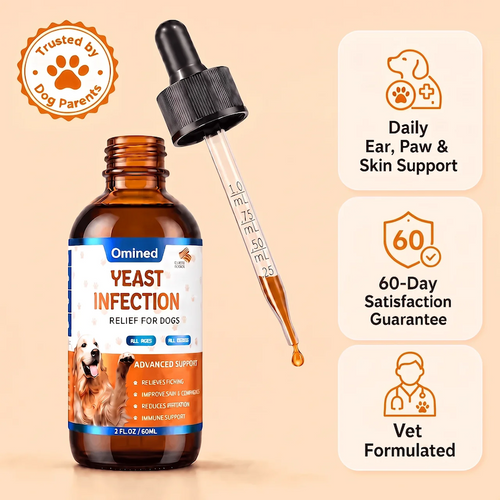 Natural Yeast Relief Drops for Dogs