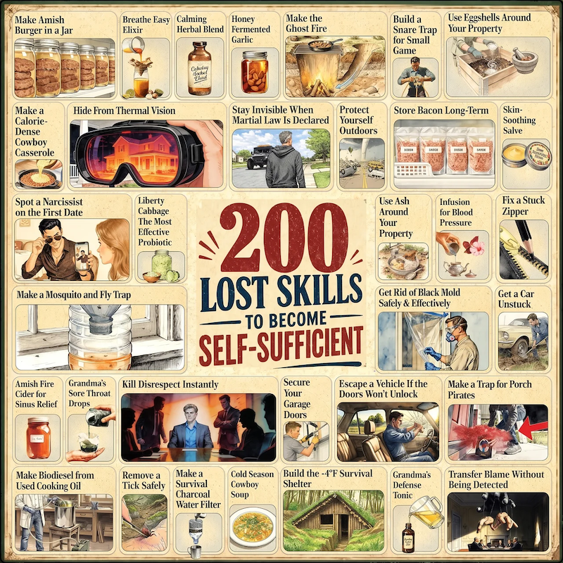 200 Skills Your Grandparents Just Knew